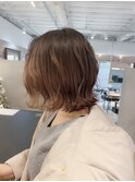 bob×gradation beige