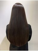髪質改善トリートメント艶感グレージュスタイル