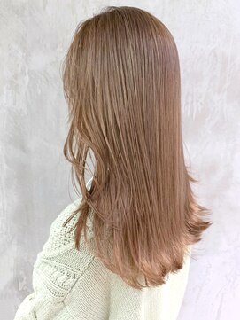 アイティーバイアルバム 松戸店(IT by ALBUM) ピンクミルクティー_カーキグレージュマッシュショート_ba323212