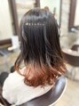ノースイースト 阿佐ヶ谷店(north east)&nbsp;裾カラーでイメチェン！部分ブリーチで気分を変えましょう！