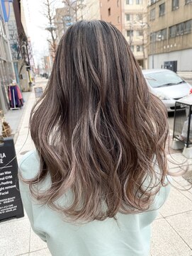 ワンスタイル(One style) 1ブリーチ　バレイヤージュ　パールベージュ