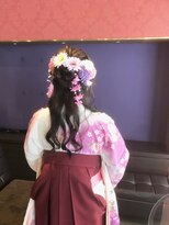 アビリティ ヘアー(ability hair)&nbsp;卒業式　ロングハーフアップスタイル