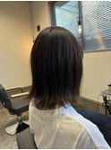 切りっぱなしボブ