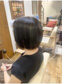 ハイライトカラー/ショートボブ