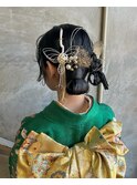 成人式ヘア.タイトツイン