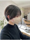 20代～30代ショートヘアカットかわいいショートボブ［仙台］