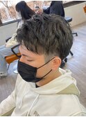 【小林】ツーブロアップバング!癖を活かしたメンズカット