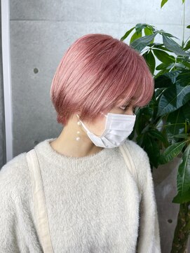 ダンク(DUNK) ハイトーンショートピンク