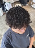 ツイストスパイラルパーマ波巻きスパイラルパーママッシュパーマ