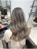 《オズ》グレージュバレイヤージュブリーチ#髪質改善 