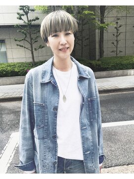 メリケンビューティーパーラー コウベ(MERICAN BEAUTY PARLOR KOBE) 大人可愛い似合わせカット小顔前髪ハイトーンショート