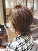 【ボブに飽きたら】ショートカジュアルウルフレイヤー＃30代髪型