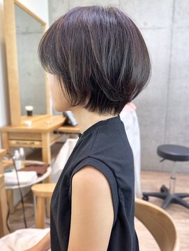 セイドット オモテサンドウ(Say. omotesando) say.こなれミディ前髪イメチェンショートボブハイライトベージュ