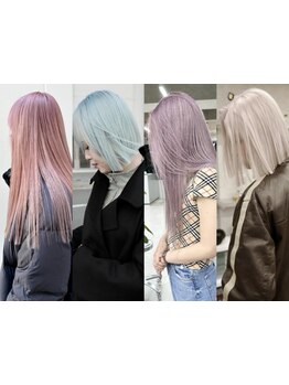 業界最高峰のケアブリーチで理想の発色に！ナチュラルハイトーン、ブリーチカラ―は是非VANCYで＊