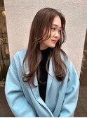顔周りレイヤー×大人可愛い上品ロング