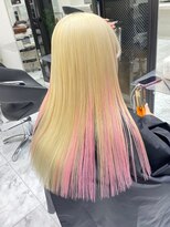 ベレーザシェルト(Beleza scelto) 11429ニュアンスカラーホワイトブロンド韓国ユニコーンカラー