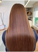 アプリコットオレンジ/トリートメントストレート