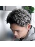 【極】ホワイトメッシュ×カット￥25000