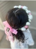 ヘアアレンジ（ヘアセット/結婚式/お呼ばれ/ロール）