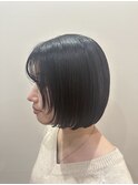 まるみ切りっぱなしボブ/レイヤーカット/20代30代40代