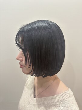 カタリス バイ リンゴノキ(CATALYs by RINGONOKI) まるみ切りっぱなしボブ/レイヤーカット/20代30代40代