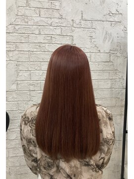 アジールヘア 池袋東口店(agir hair) ブリーチなしダブルカラー コーラルベージュ