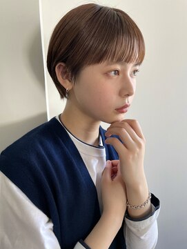 シータ(sheta) 【表参道sheta小林】前髪あり小顔耳かけマッシュショート