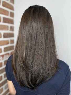 エニー 栄(Any) オリーブグレージュ×韓国レイヤー