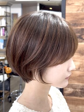 ルアン 大分駅店(ruen) 大分ショート/丸みショートボブ/長めショート20代30代40代