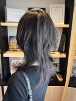 ローリーポーリークラウン(Roly Poly Clown)&nbsp;ロングウルフ/巻かなくても動くナチュラルレイヤー/こえだ