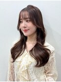 韓国風艶髪レイヤースタイル/髪質改善