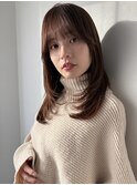 レイヤーカット顔まわりレイヤーフェイスレイヤー