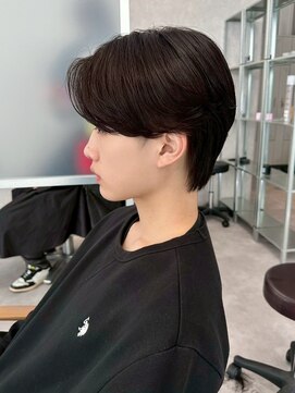 ジーナ 天神(Zina) 毛流れセンターパート(メンズカット/ダウンパーマ/ナチュラル)