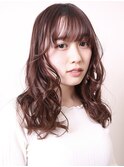 似合わせカット大人ガーリーミディアムレイヤーカット0206