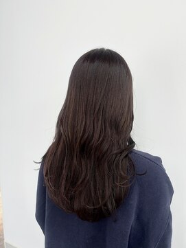 ラーム 福岡香椎店(rame) レイヤーカット、パープルラベンダー