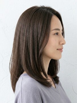 と和×美髪クリニック 巣鴨店 30代40代【上品ツヤ】白髪カバー×小顔グラデーションミディアム