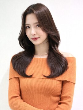 オーロ 塚口店(ORO) 小顔くびれレイヤー×艶ブラウン