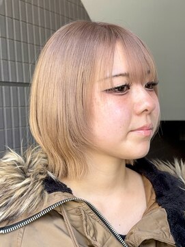 フェイス 石川町 (FACE) レイヤーボブハイトーン