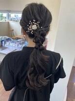 リミットヘアー 大在店(Remit hair)&nbsp;〈山本〉ローポニーアレンジ