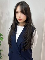 ソア 京都三条河原町(SOA) 地毛風黒髪 韓国風レイヤー 20代30代