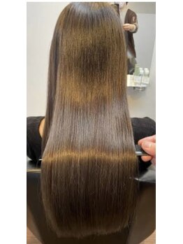 美容室ソワンの写真/髪質やダメージに合わせて施術し、自然で柔らかな仕上がりに。又ネオメテオ縮毛矯正もオススメです◎