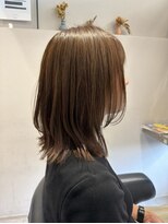 ラシンバン ラメール(LASHINVAN LAMER) ミディアムスタイル×ベージュカラー