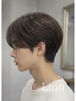 髪質改善Lino hair/縮毛矯正/白髪ぼかし/ハイライト/メンズカット【リノヘア】 韓国風マッシュ/シースルーセンターパート/2ブロック