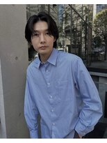 ローウェ 大阪堺東(Louwe)&nbsp;ミディアムセンターパート髪質改善/白髪染め/韓国/レイヤー/堺東