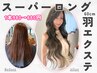 【超ロングになりたい方へ】60cm羽エクステ80本 ¥78400→¥70400