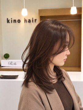 キノヘアー(kino hair) ミディアム レイヤーカット