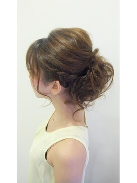 ブリエ(briller) ブリエ☆結婚式スタイル☆サイド編み込み　ルーズアップ