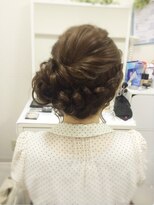 ヘアセット専門店 ナゴミ 池袋店(nagomi) ゆるふわ裏あみサイドアップ