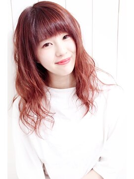 ディー(dee) dee ニュアンスウェーブ×カシスピンク