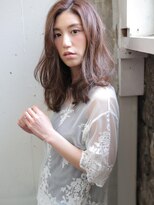 アグ ヘアー ルクア 福岡大橋店(Agu hair lucua)&nbsp;ドライウェットな質感でシェード効果◎セミロング